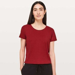 Lululemon Love Crew T-shirt Red Size 6 Used